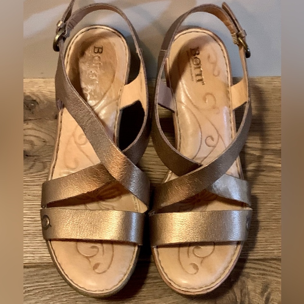 Born Golden Sandals